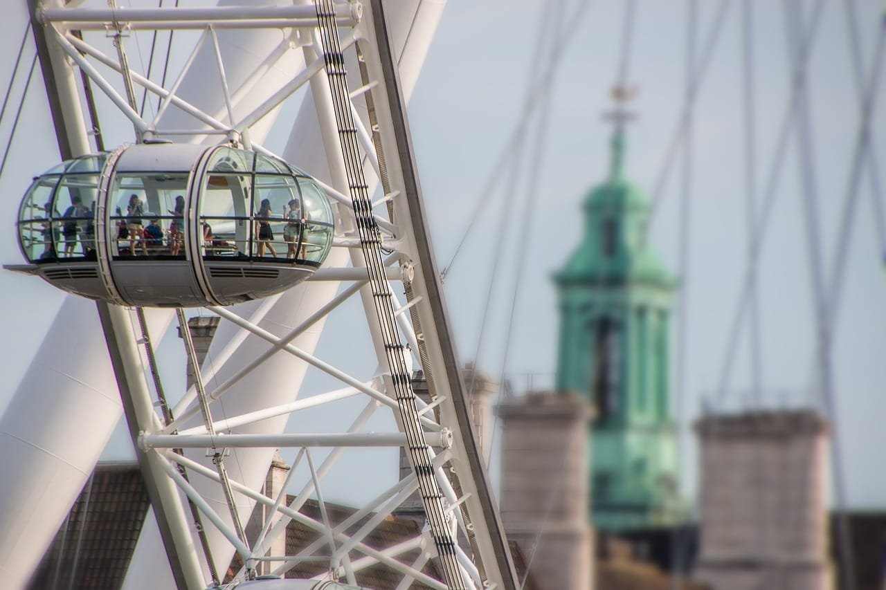 london, britain, london eye, sky, landmark, ferris wheel, tourism, nature, skyline, attraction, city, people