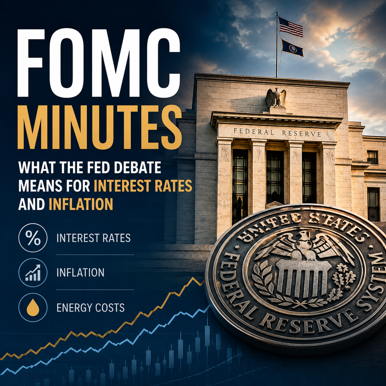 FOMC Minutes highlight the Federal Reserve’s debate over interest rates, inflation and rising energy costs.