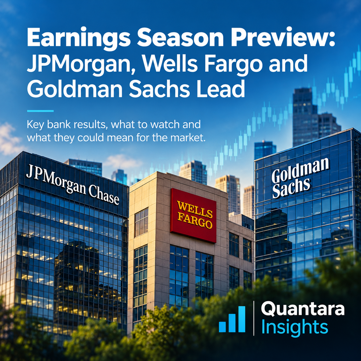 Quantara Insights examines the major banks opening Earnings Season, with JPMorgan Chase, Wells Fargo and Goldman Sachs in focus.