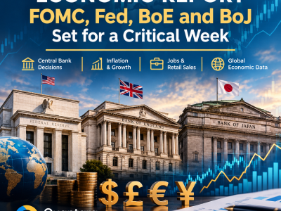 Economic Report featuring FOMC, Fed, BoE and BoJ monetary policy decisions