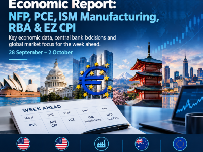 Economic Report featuring NFP, PCE, ISM Manufacturing, RBA and EZ CPI for the week ahead