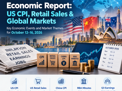 Quantara Insights weekly economic report covering US CPI, US retail sales, China CPI, RBA minutes, and Q3 earnings for October 12–16, 2026.