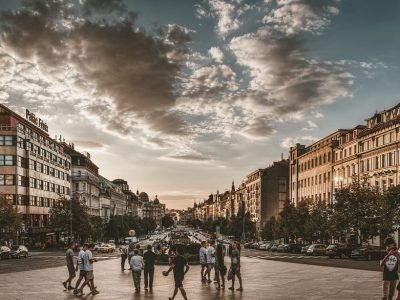 prague, wenceslas square, city, buildings, nature, urban, outdoors, square, tourists, people, capital, sunset, abendstimmung, panorama, czech republic, prague, prague, prague, city, city, city, city, people, people, people, people, people