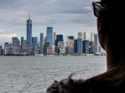 new york city, usa, nyc, skyscraper, manhattan, cityscape, person, water, nature, view, traveling, metropolis, panorama